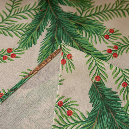 Nappe avec imprimé pommes de pin de Noël - image 6
