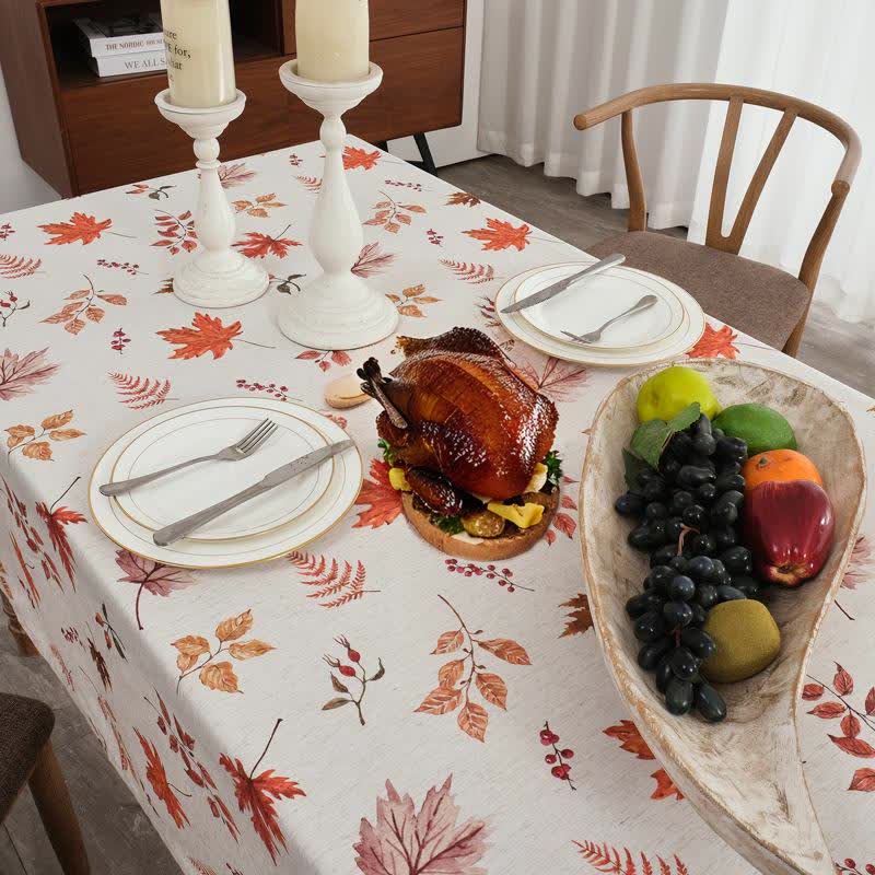 Nappe imperméable à motif feuille d'érable - image 4