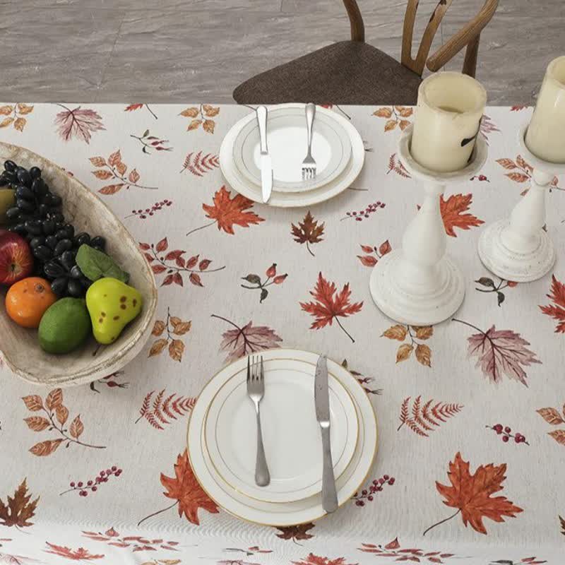 Nappe imperméable à motif feuille d'érable - image 6