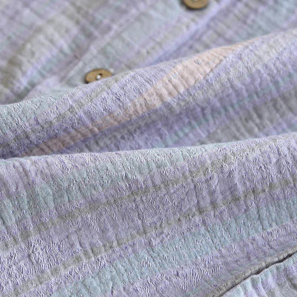 Ensemble loungewear en gaze de coton rayée - image 13