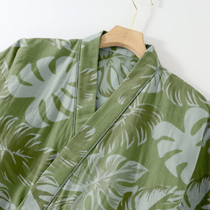 Ensemble kimono en gaze de coton Monstera - image 3