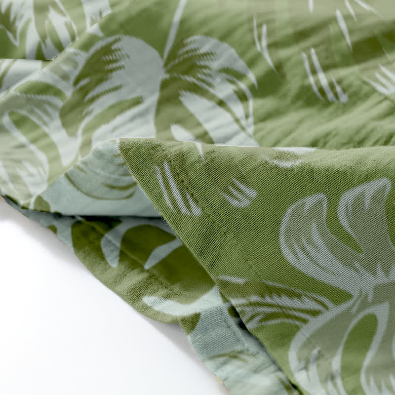 Ensemble kimono en gaze de coton Monstera - image 4