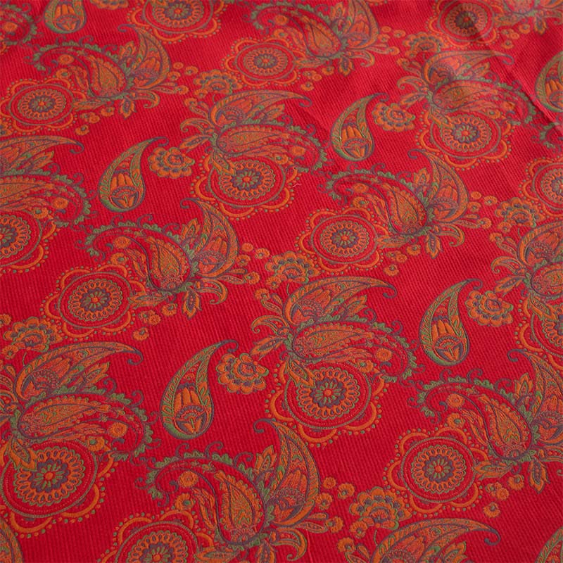 Drap-housse en coton jacquard à motif floral cachemire - image 7