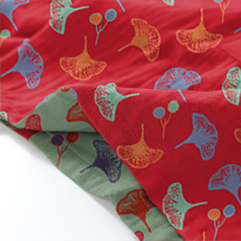 Ensemble de vêtements d'intérieur kimono en coton biologique Ginkgo - image 17