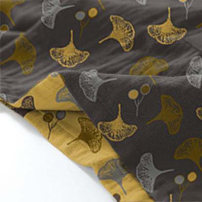 Ensemble de vêtements d'intérieur kimono en coton biologique Ginkgo - image 11