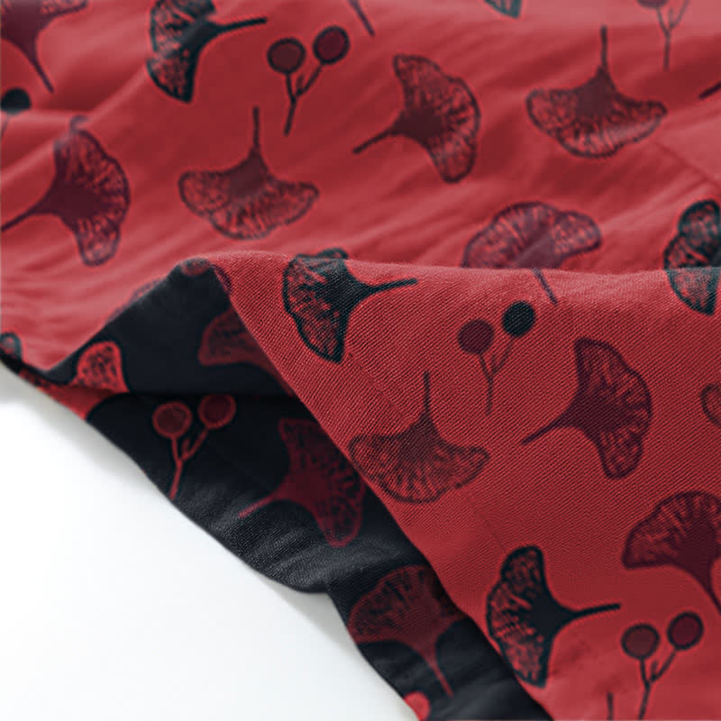 Ensemble de vêtements d'intérieur kimono en coton biologique Ginkgo - image 8