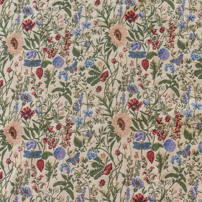 Rideau pittoresque à pompons et motif floral effet dahlia - image 10