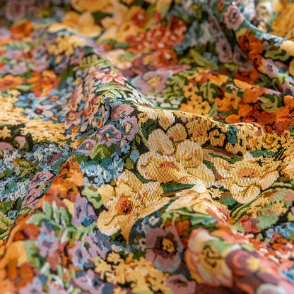 Rideau à pompons luxueux avec fleurs épanouies - image 9