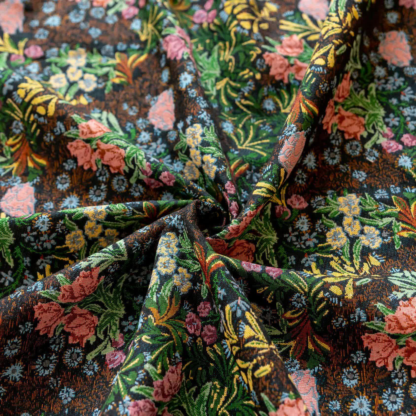 Rideau à pompons à motif floral rétro - image 10
