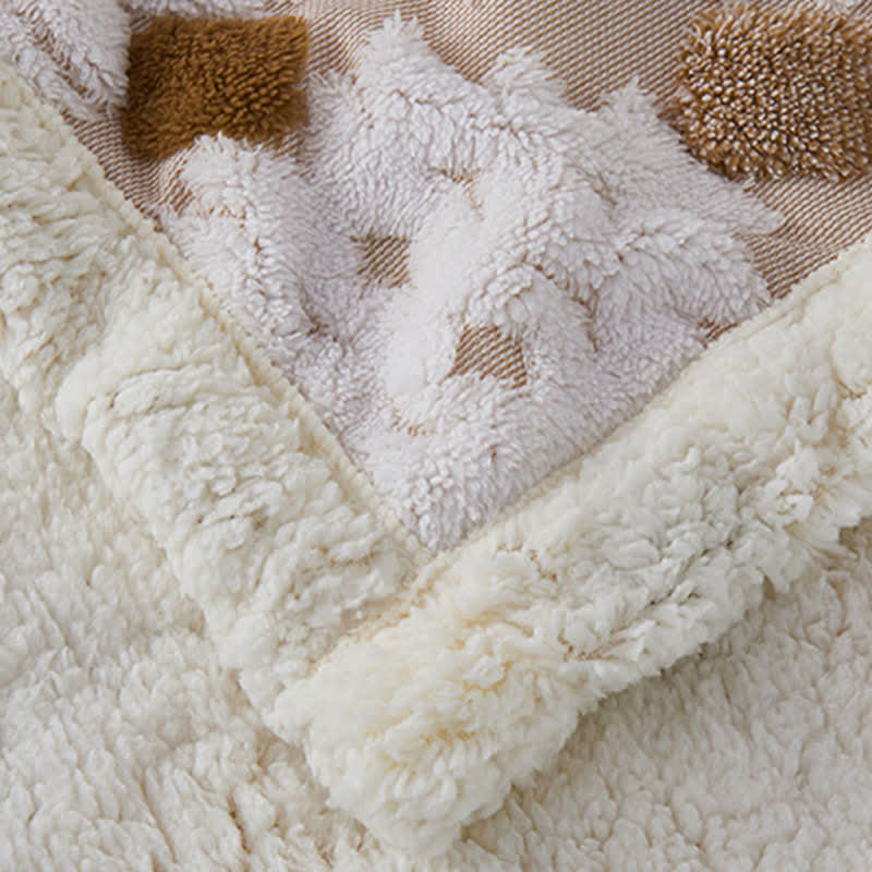 Couverture en jacquard sherpa bohème - image 6