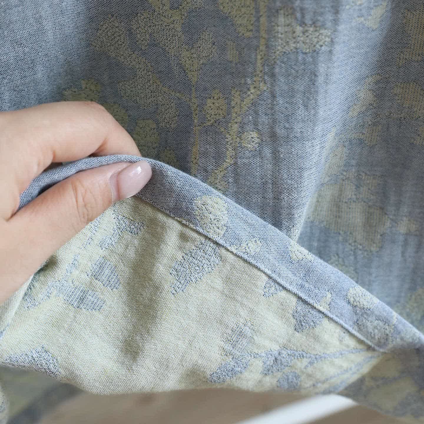 Élégante chemise de nuit en coton biologique à motif floral - image 10