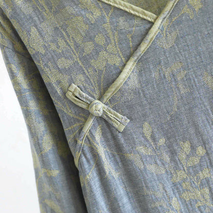 Élégante chemise de nuit en coton biologique à motif floral - image 8