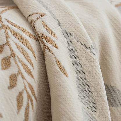 Couverture de canapé en chenille subtile avec motif de branches - image 5