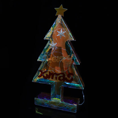Décoration de sapin de Noël 3D avec lumières infinies - image 4