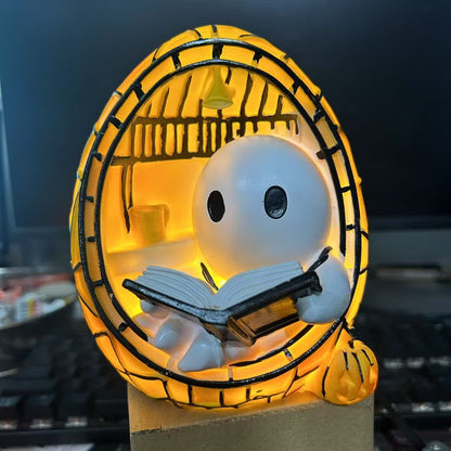 Décoration lumineuse de lecture fantôme d'Halloween - image 7