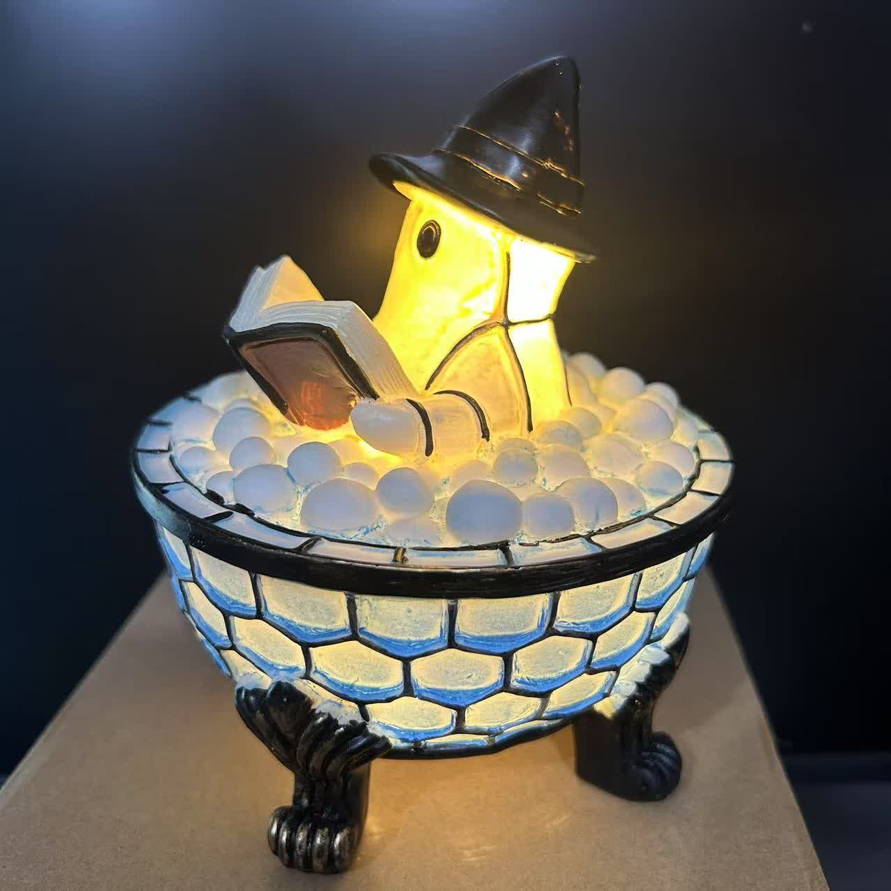 Décoration lumineuse de lecture fantôme d'Halloween - image 4