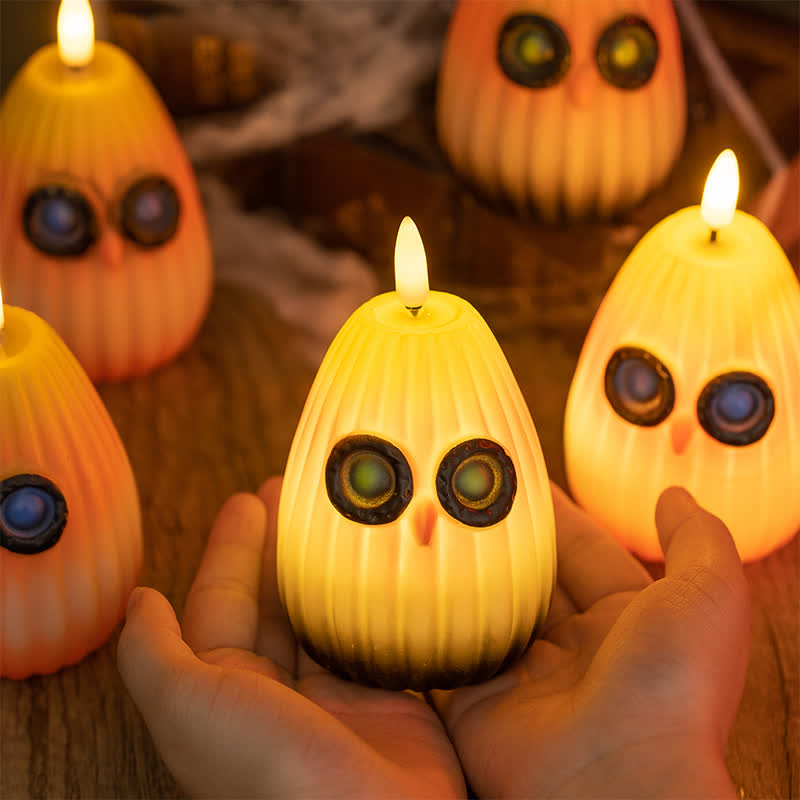 Décoration de nuit en forme de hibou pour Halloween - image 2