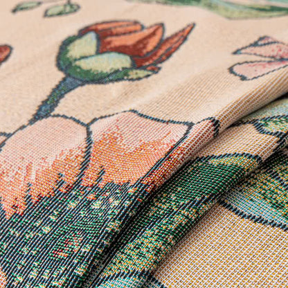 Couverture de canapé à volants et motif floral - image 7