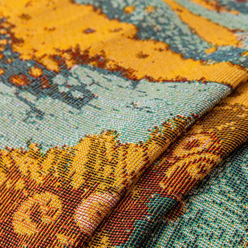 Couverture de canapé à volants au design artistique de forêt - image 6
