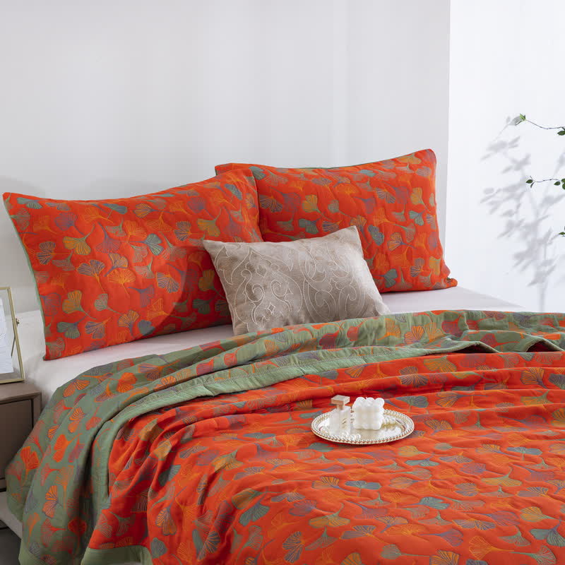 Couette en coton biologique avec Ginkgo Biloba - image 24