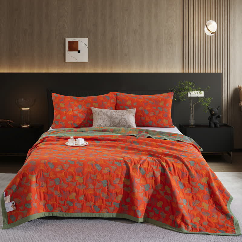 Couette en coton biologique avec Ginkgo Biloba - image 23