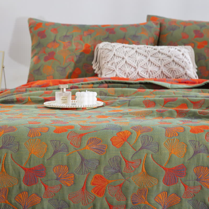 Couette en coton biologique avec Ginkgo Biloba - image 32