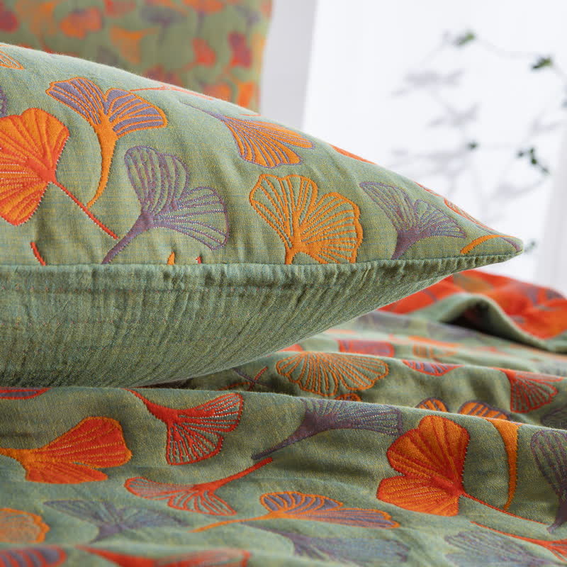 Couette en coton biologique avec Ginkgo Biloba - image 38
