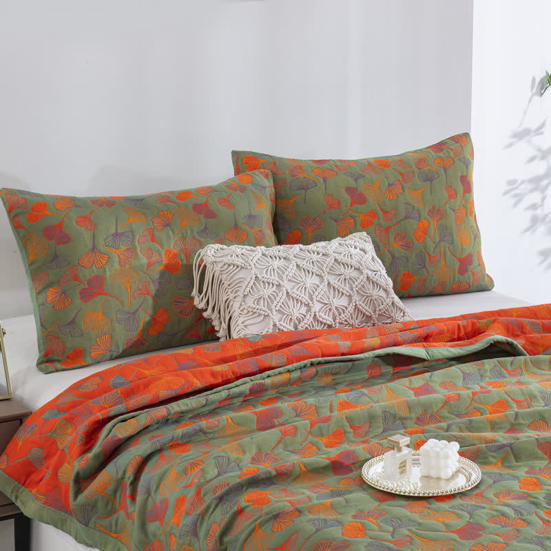 Couette en coton biologique avec Ginkgo Biloba - image 34