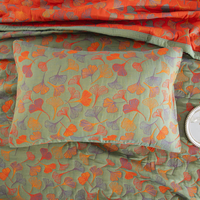 Couette en coton biologique avec Ginkgo Biloba - image 37