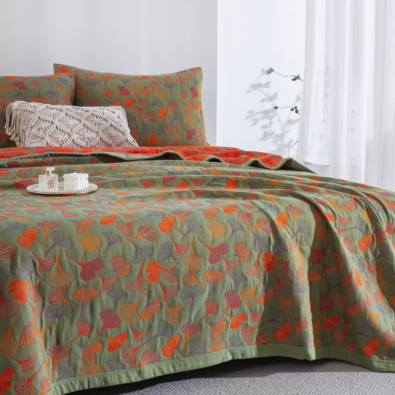 Couette en coton biologique avec Ginkgo Biloba - image 35