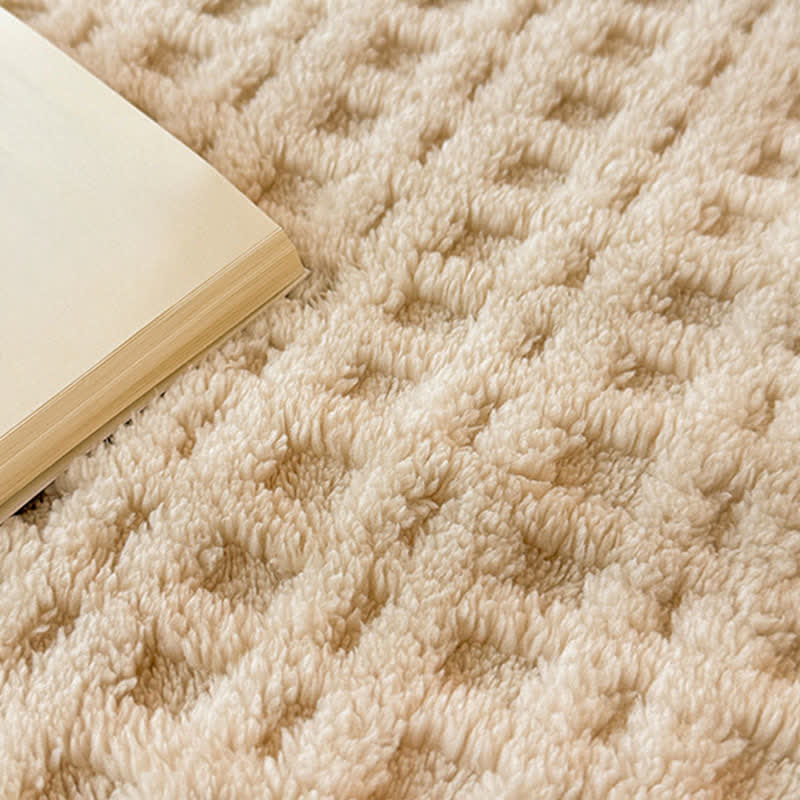 Couverture en sherpa gaufré texturé - image 7