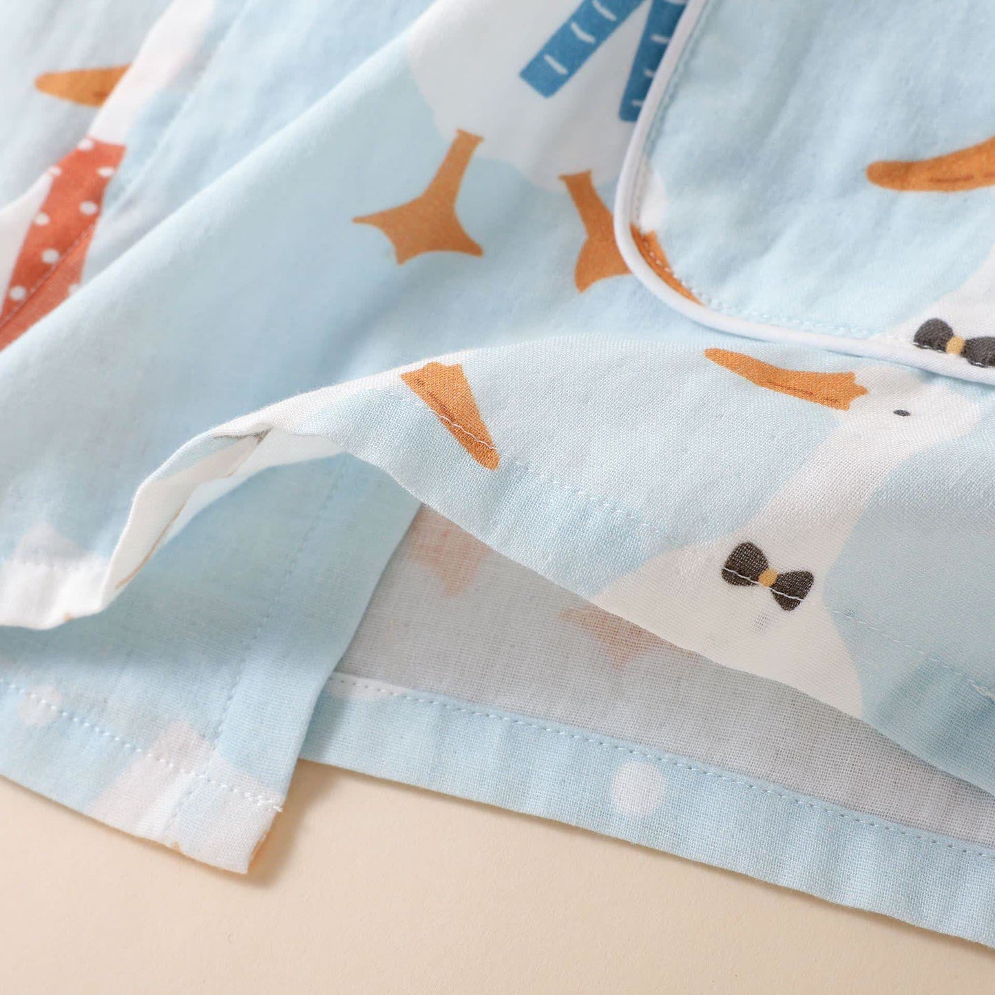 Pyjama kimono en gaze de coton avec oie de dessin animé - image 9