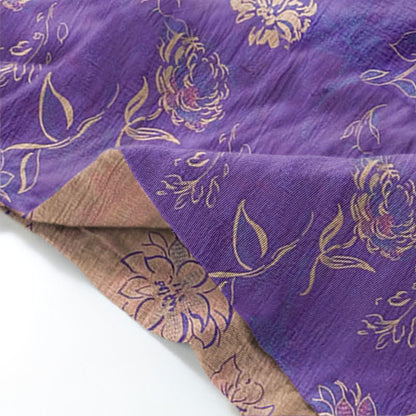 Ensemble de vêtements d'intérieur kimono en gaze de coton pivoine - image 3