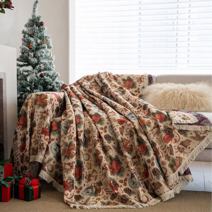 Couverture de canapé de Noël avec boules de cristal - 180cm x 340cm - image 0