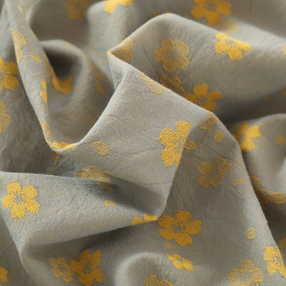 Pyjama en gaze de coton à fleurs orientales et motif jacquard - image 2