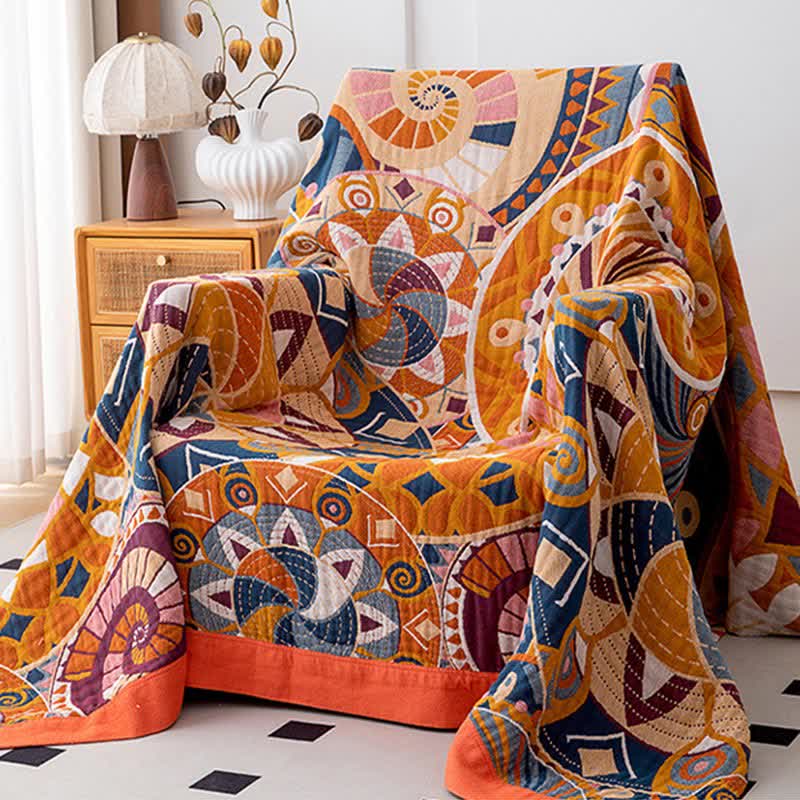 Couette en gaze de coton de style bohème - image 1