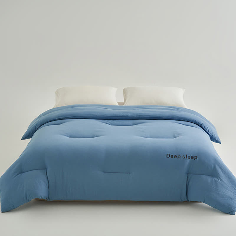 Couette avec imprimé lettres pour un sommeil profond - image 12