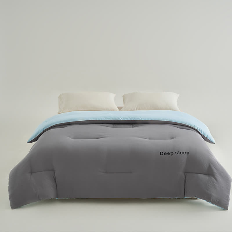 Couette avec imprimé lettres pour un sommeil profond - image 15