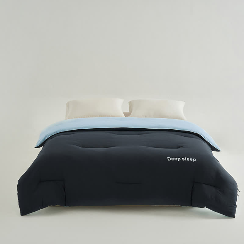 Couette avec imprimé lettres pour un sommeil profond - image 17