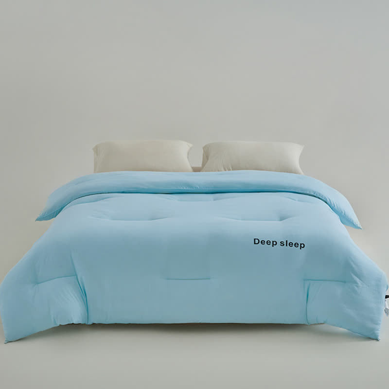 Couette avec imprimé lettres pour un sommeil profond - image 10