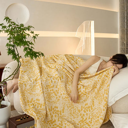 Couette en gaze de coton douce à motif floral - image 18