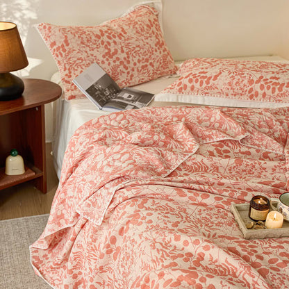 Couette en gaze de coton douce à motif floral - image 10