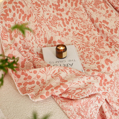 Couette en gaze de coton douce à motif floral - image 13