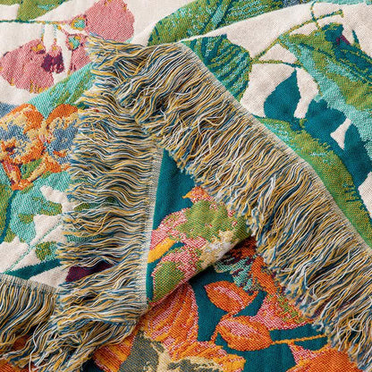 Couette à pompons en gaze de coton Flourish Flower - image 6