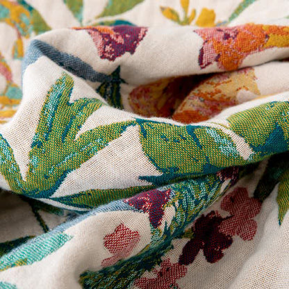 Couette à pompons en gaze de coton Flourish Flower - image 5