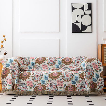 Couette en gaze de coton à motif floral cachemire ethnique - image 3