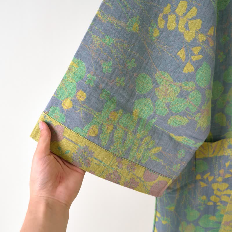 Lotus – Peignoir kimono en gaze de coton biologique - image 7