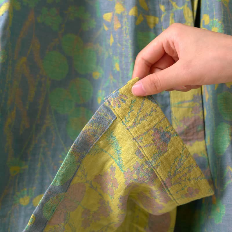 Lotus – Peignoir kimono en gaze de coton biologique - image 9