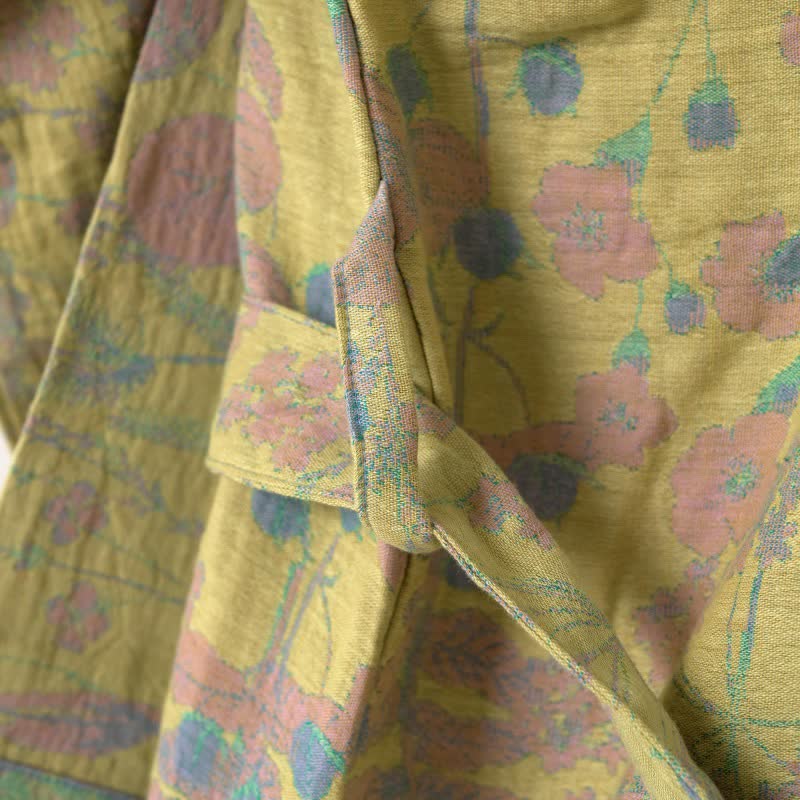 Lotus – Peignoir kimono en gaze de coton biologique - image 14