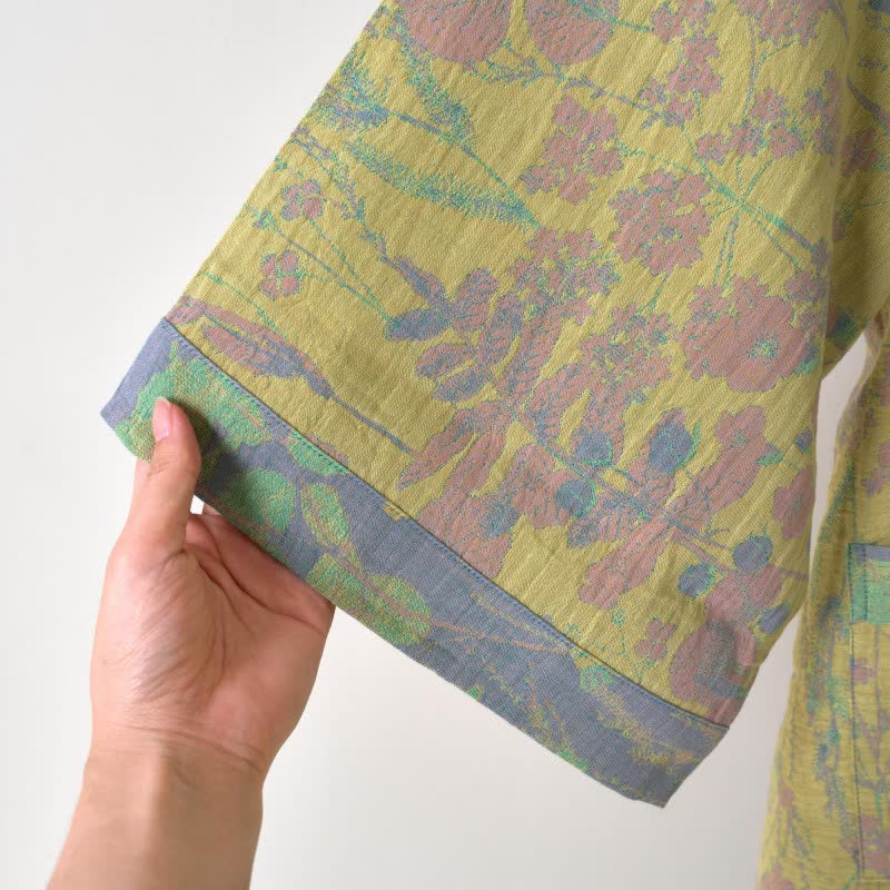 Lotus – Peignoir kimono en gaze de coton biologique - image 15